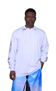 THE STAMPED LS T-SHIRT (WHITE)