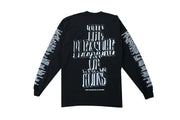 THE STAMPED LS T-SHIRT (BLACK)