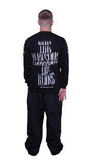 THE STAMPED LS T-SHIRT (BLACK)