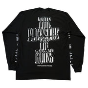 THE PAINTED LS T-SHIRT (BLACK)