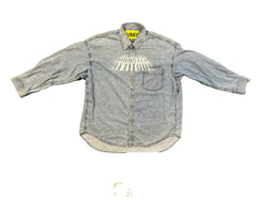 "MONSTER ATTITUDE" Denim Shirt